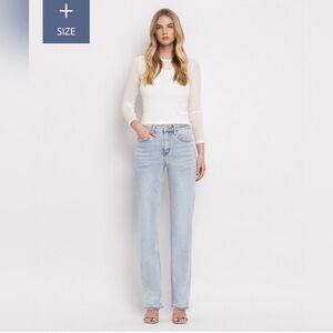 Loveret straight jeans - light wash size 3/26